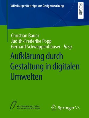 cover image of Aufklärung durch Gestaltung in digitalen Umwelten